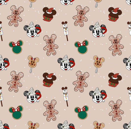 Matching family Christmas pajamas in the Magical Christmas Morning print