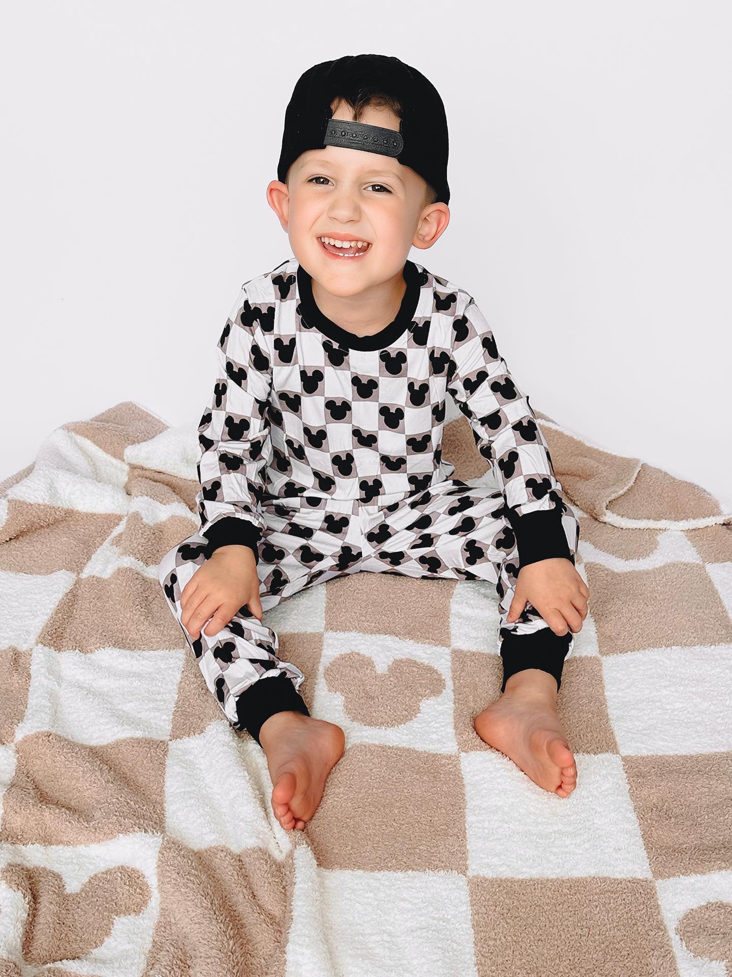 Magical Checkered Bamboo Pjs