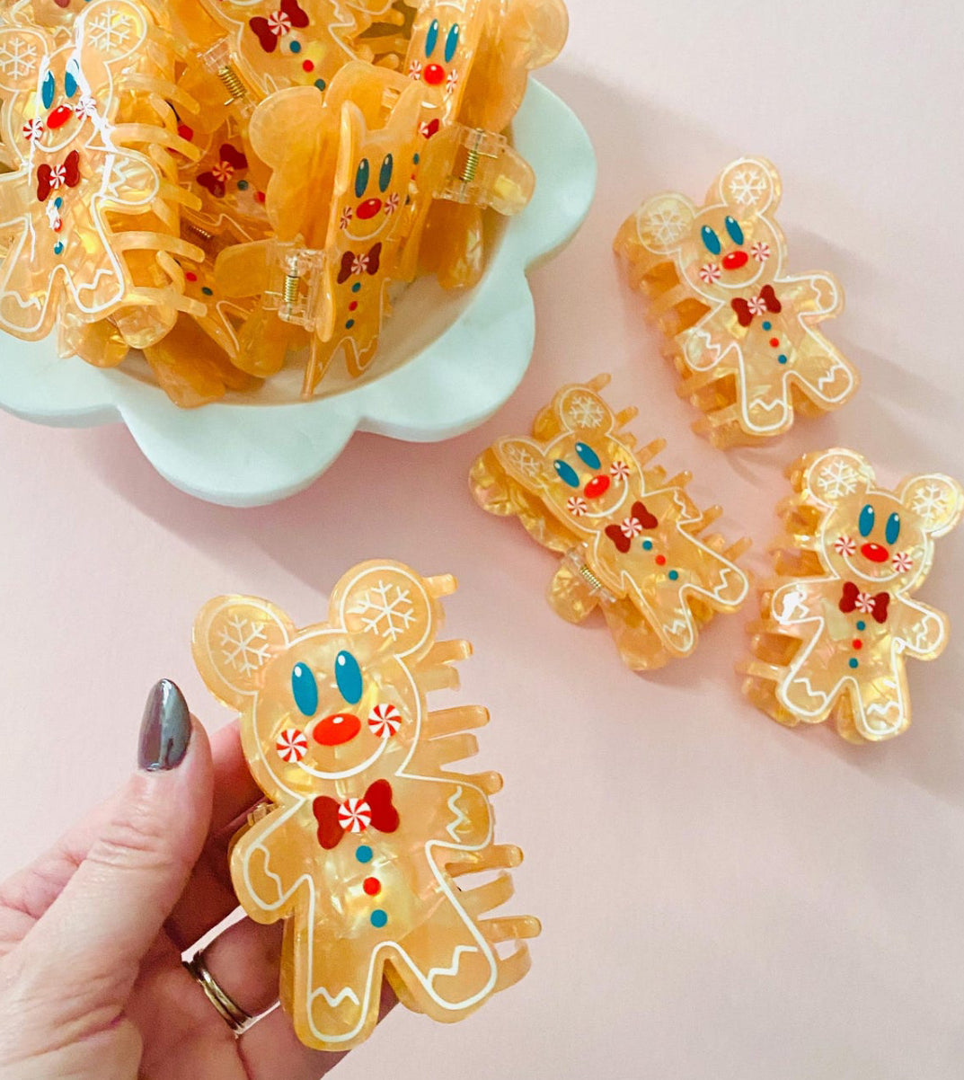 Gingerbread Hair Clip