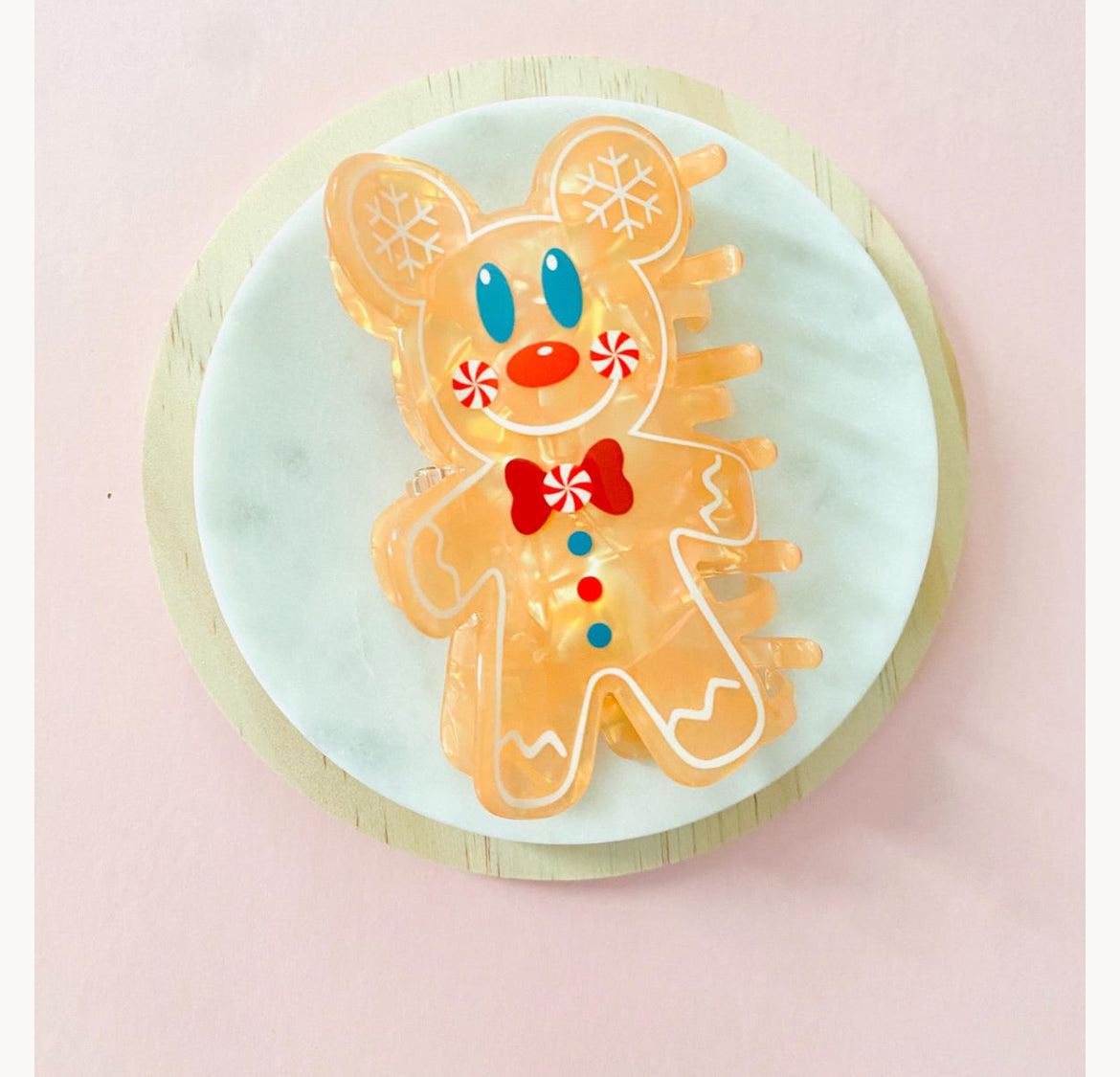 Gingerbread Hair Clip