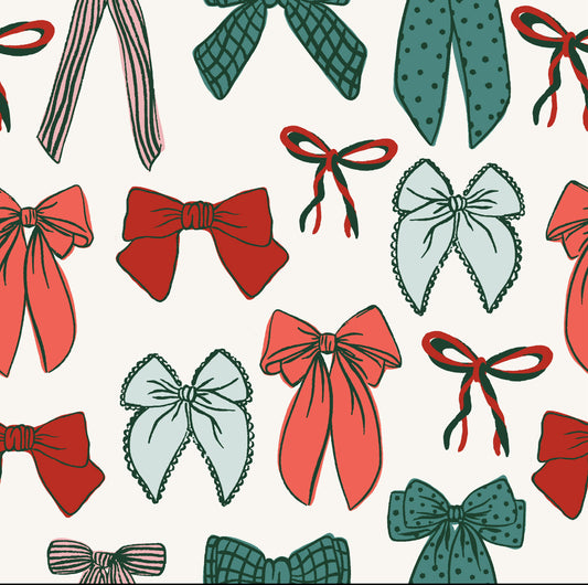 Christmas Bows Adult Button Down Set [PRE-ORDER]